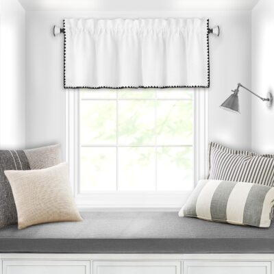 KENDAL SOLID ROD POCKET VALANCE 58X14 - Image 2